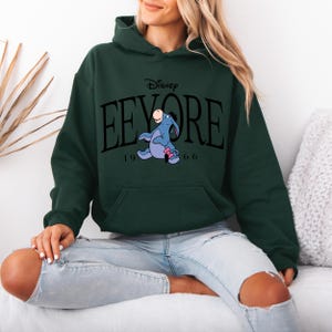 Winnie the Pooh Eeyore Hoodie, Disney Eeyore Character, Disneyland Trip Sweatshirt, Eeyore Hoodie, Disneyland Hoodie, Disney Birthday Gift image 3