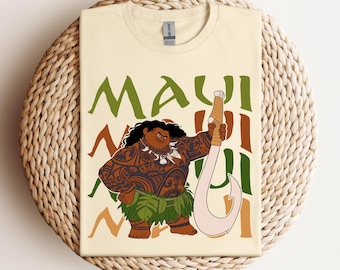 Moana Maui T-shirt, Disney Maui Character, Disneyland Trip Tshirt, Maui Tee, Disneyland T-shirt, Disney Birthday Gift, Moana Disney Trip
