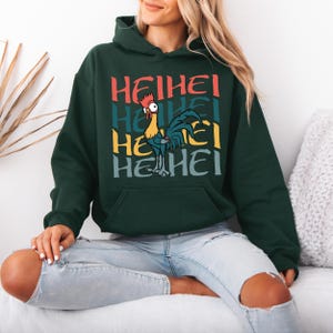 Moana Heihei Hoodie, Disney Heihei Character, Disneyland Trip Sweatshirt, Heihei Hoodie, Disneyland Hoodie, Disney Birthday Gift, Moana image 3