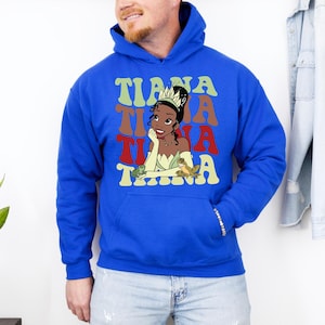 Princesses Tiana Hoodie, Disney Tiana Character, Disneyland Trip Sweatshirt, Tiana Hoodie, Disneyland Hoodie, Disney Birthday Gift, Princess Bild 6