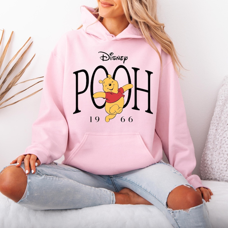 Winnie the Pooh Hoodie, Disney Winnie Character, Disneyland Trip Sweatshirt, Pooh Hoodie, Disneyland Hoodie, Disney Birthday Gift, Winnie immagine 2