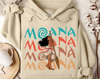 Moana Hoodie, Disney Moana Character, Disneyland Trip Sweatshirt, Moana Hoodie, Disneyland Hoodie, Disney Birthday Gift, Moana Disneyland