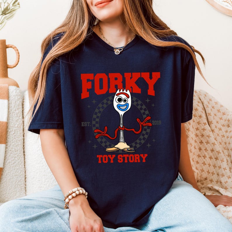 Toy Story Forky T-shirt, Disney Forky Character, Disneyland Trip Tshirt, Forky Tee, Disneyland T-shirt, Disney Birthday Gift, Toy Story Fork image 6
