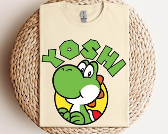 Camiseta de Super Mario Yoshi, personaje de Disney Yoshi, camiseta de viaje a Disneyland, camiseta de Yoshi, camiseta de Disneyland, regalo de cumpleaños de Disney, Super Mario