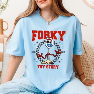 Toy Story Forky T-shirt, Disney Forky Character, Disneyland Trip Tshirt, Forky Tee, Disneyland T-shirt, Disney Birthday Gift, Toy Story Fork image 5