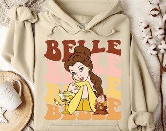 Beauty and the Beast Belle Hoodie, Disney Belle Character, Disneyland Trip Sweatshirt, Belle Hoodie, Disneyland Hoodie, Disney Birthday Gift