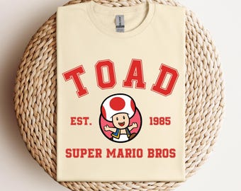 Super Mario Toad T-shirt, Disney Toad Character, Disneyland Trip Tshirt, Toad Tee, Disneyland T-shirt, Disney Birthday Gift, Super Mario