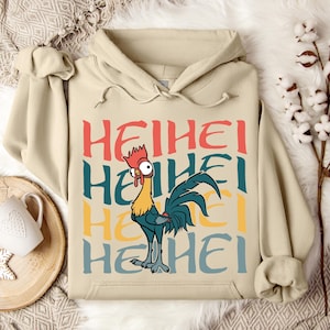 Moana Heihei Hoodie, Disney Heihei Character, Disneyland Trip Sweatshirt, Heihei Hoodie, Disneyland Hoodie, Disney Birthday Gift, Moana image 1