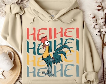 Moana Heihei Hoodie, Disney Heihei Character, Disneyland Trip Sweatshirt, Heihei Hoodie, Disneyland Hoodie, Disney Birthday Gift, Moana