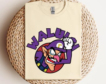 Waluigi T-Shirt, Super Mario Disneyland Trip Tee