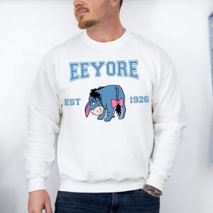 Winnie the Pooh Eeyore Hoodie, Disney Eeyore Character, Disneyland Trip Sweatshirt, Eeyore Hoodie, Disneyland Hoodie, Disney Birthday Gift image 4