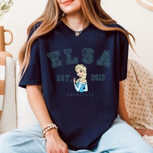 Princesses Elsa T-shirt, Disney Elsa Character, Disneyland Trip Tshirt, Elsa Tee, Disneyland T-shirt, Disney Birthday Gift, DisneyPrincesses image 3