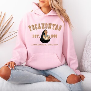 Princesses Pocahontas Hoodie, Disney Pocahontas Character, Disneyland Trip Sweatshirt, Pocahontas Hoodie, Disneyland Hoodie, Disney Birthday 画像 2