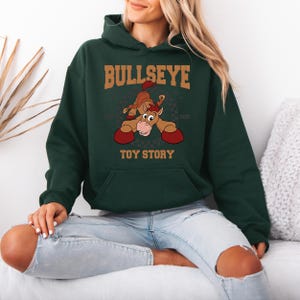 Toy Story Bullseye Hoodie, Disney Bullseye Character, Disneyland Trip Sweatshirt, Bullseye Hoodie, Disneyland Hoodie, Disney Birthday Gift image 3