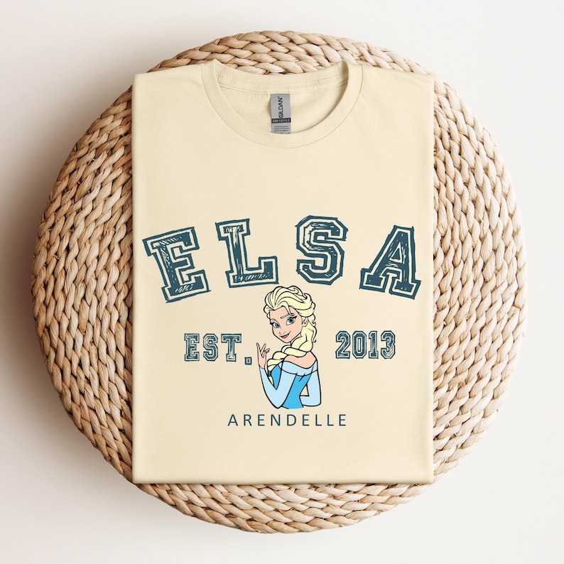 Princesses Elsa T-shirt, Disney Elsa Character, Disneyland Trip Tshirt, Elsa Tee, Disneyland T-shirt, Disney Birthday Gift, DisneyPrincesses image 1