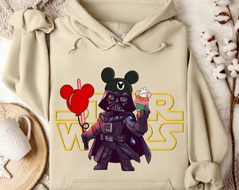 Sudadera con capucha de Darth Vader de Star Wars, personaje de Darth Vader de Disney, sudadera para viaje a Disneyland, sudadera con capucha de Darth Vader, sudadera con capucha de Disneyland, regalo de Disney