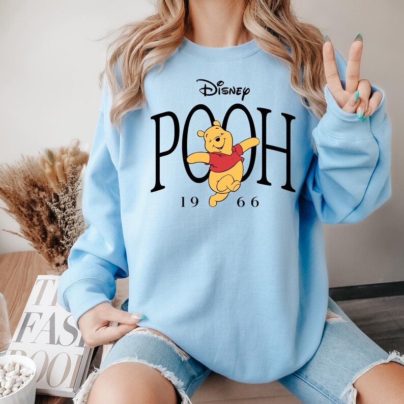 Winnie the Pooh Hoodie, Disney Winnie Character, Disneyland Trip Sweatshirt, Pooh Hoodie, Disneyland Hoodie, Disney Birthday Gift, Winnie immagine 5