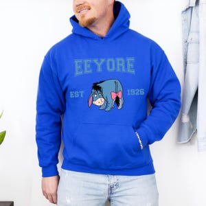 Winnie the Pooh Eeyore Hoodie, Disney Eeyore Character, Disneyland Trip Sweatshirt, Eeyore Hoodie, Disneyland Hoodie, Disney Birthday Gift image 6