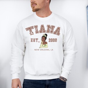 Princesses Tiana Hoodie, Disney Tiana Character, Disneyland Trip Sweatshirt, Tiana Hoodie, Disneyland Hoodie, Disney Birthday Gift, Princess image 4