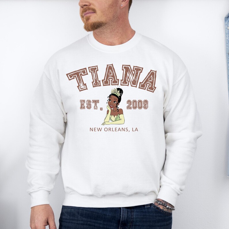 Princesses Tiana Hoodie, Disney Tiana Character, Disneyland Trip Sweatshirt, Tiana Hoodie, Disneyland Hoodie, Disney Birthday Gift, Princess image 4