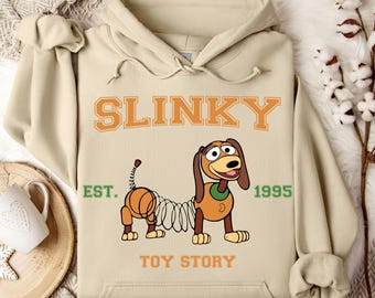 Toy Story Slinky Hoodie, Disney Slinky Character, Disneyland Trip Sweatshirt, Slinky Hoodie, Disneyland Hoodie, Disney Birthday GiftToyStory