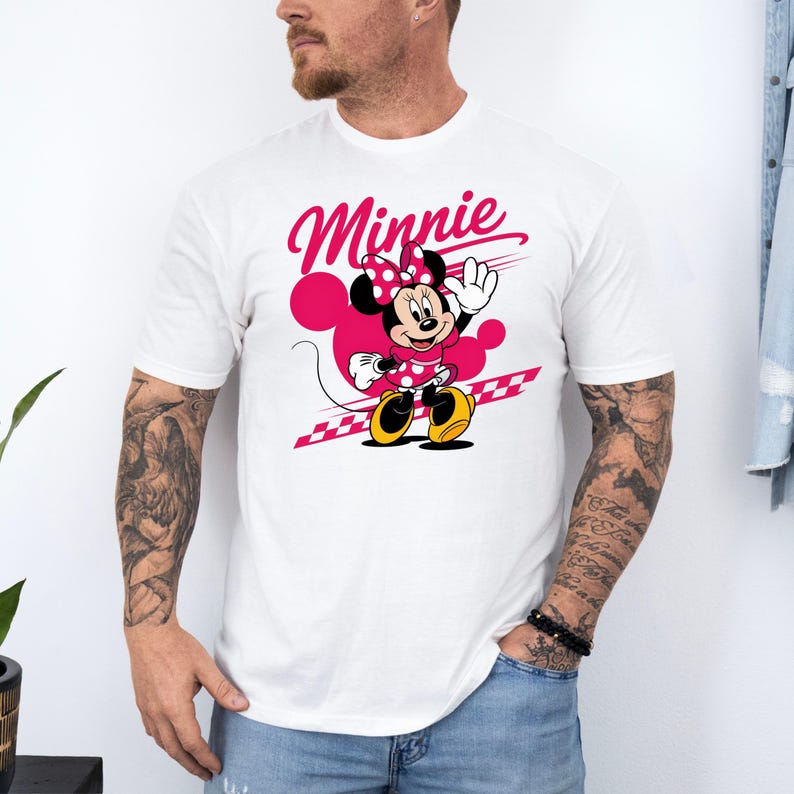 Mickey Mouse Minnie T-shirt, Disney Minnie Character, Disneyland Trip Tshirt, MInnie Mouse Tee, Disneyland T-shirt, Disney Birthday Gift immagine 4