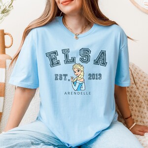 Princesses Elsa T-shirt, Disney Elsa Character, Disneyland Trip Tshirt, Elsa Tee, Disneyland T-shirt, Disney Birthday Gift, DisneyPrincesses image 2