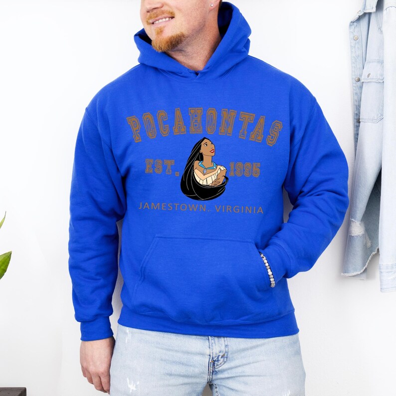 Princesses Pocahontas Hoodie, Disney Pocahontas Character, Disneyland Trip Sweatshirt, Pocahontas Hoodie, Disneyland Hoodie, Disney Birthday 画像 6