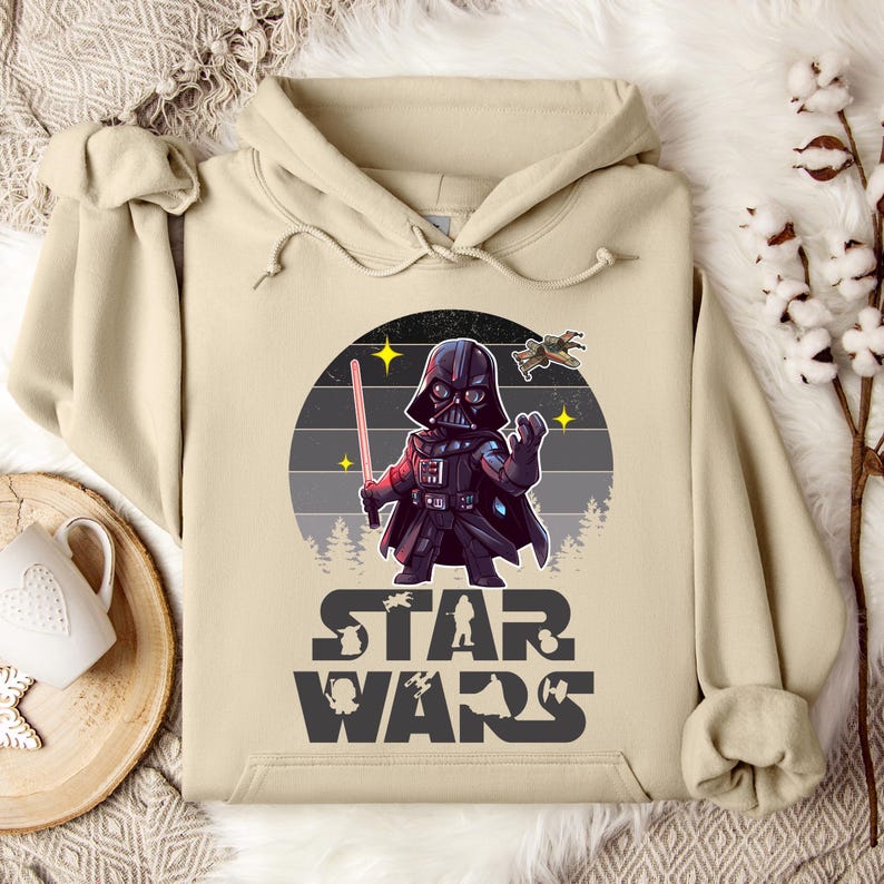 Star Wars Darth Vader Hoodie, Disney Darth Vader Character, Disneyland Trip Sweatshirt, Darth Vader Hoodie, Disneyland Hoodie, Disney Gift image 1