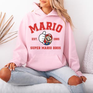 Super Mario Hoodie, Disney Mario Character, Disneyland Trip Sweatshirt, Mario Hoodie, Disneyland Hoodie, Disney Birthday Gift, Super Mario Bild 2