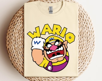 Super Mario Wario T-shirt, Disney Wario Character, Disneyland Trip Tshirt, Wario Tee, Disneyland T-shirt, Disney Birthday Gift, Super Mario
