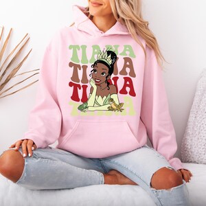 Princesses Tiana Hoodie, Disney Tiana Character, Disneyland Trip Sweatshirt, Tiana Hoodie, Disneyland Hoodie, Disney Birthday Gift, Princess Bild 2