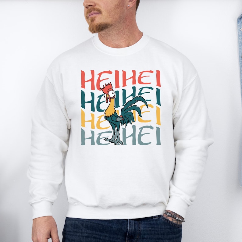 Moana Heihei Hoodie, Disney Heihei Character, Disneyland Trip Sweatshirt, Heihei Hoodie, Disneyland Hoodie, Disney Birthday Gift, Moana image 4