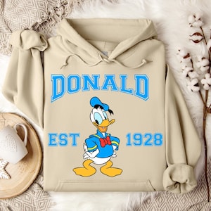 Donald Duck Quarter Zip - Etsy