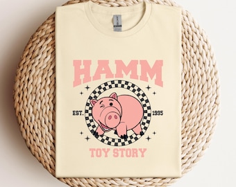 Toy Story Hamm T-shirt, Disney Hamm Character, Disneyland Trip Tshirt, Hamm Tee, Disneyland T-shirt, Disney Birthday Gift, Toy Story Hamm