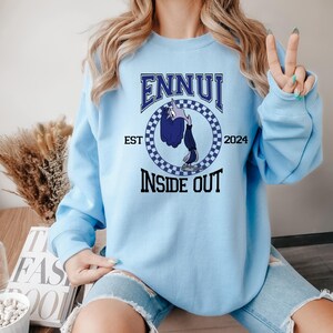 Inside Out Ennui Hoodie, Disney Ennui Character, Disneyland Trip Sweatshirt, Ennui Hoodie, Disneyland Hoodie, Disney Birthday Gift, Inside image 5