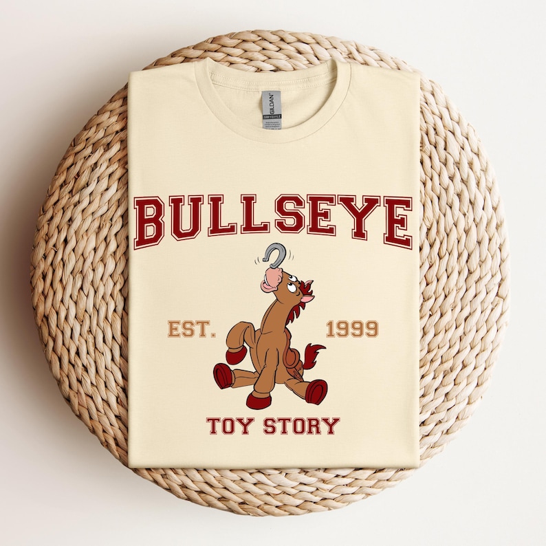 Toy Story Bullseye T-shirt, Disney Bullseye Character, Disneyland Trip Tshirt, Bullsye Tee, Disneyland T-shirt, Disney Birthday Gift image 1