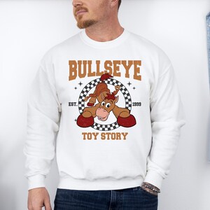 Toy Story Bullseye Hoodie, Disney Bullseye Character, Disneyland Trip Sweatshirt, Bullseye Hoodie, Disneyland Hoodie, Disney Birthday Gift image 4