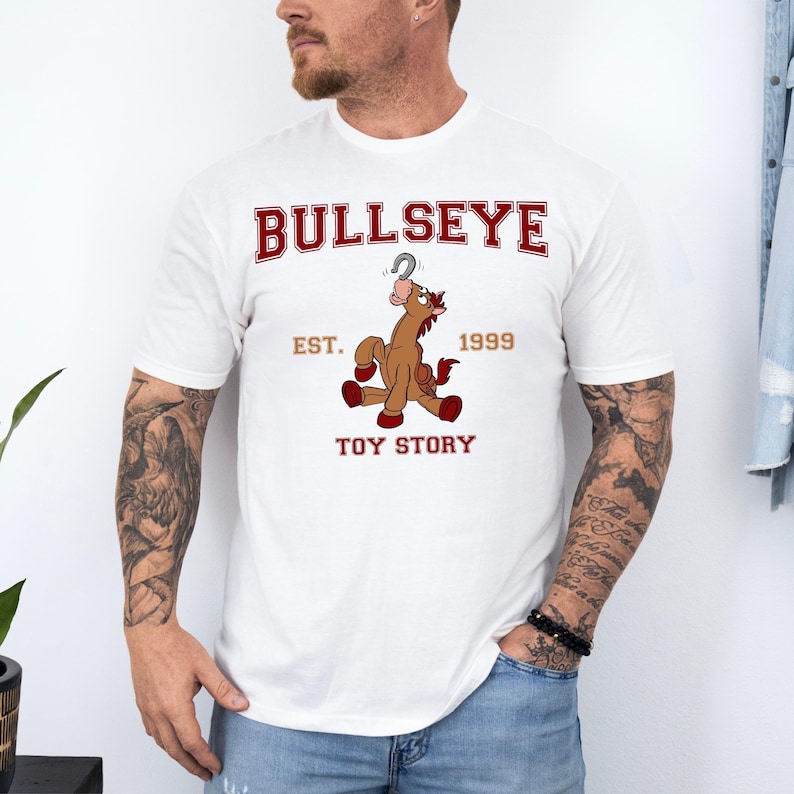 Toy Story Bullseye T-shirt, Disney Bullseye Character, Disneyland Trip Tshirt, Bullsye Tee, Disneyland T-shirt, Disney Birthday Gift image 4