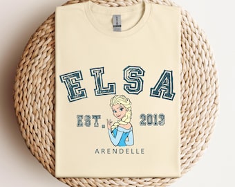 Princesses Elsa T-shirt, Disney Elsa Character, Disneyland Trip Tshirt, Elsa Tee, Disneyland T-shirt, Disney Birthday Gift, DisneyPrincesses
