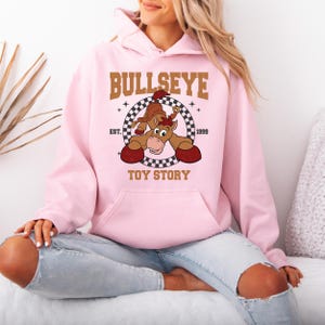 Toy Story Bullseye Hoodie, Disney Bullseye Character, Disneyland Trip Sweatshirt, Bullseye Hoodie, Disneyland Hoodie, Disney Birthday Gift image 2