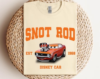 Lightning McQueen Snot Rod T-shirt, Disney Snot Rod Character, Disneyland Trip Tshirt, Snot Rod Tee, Disneyland T-shirt, Disney BirthdayGift
