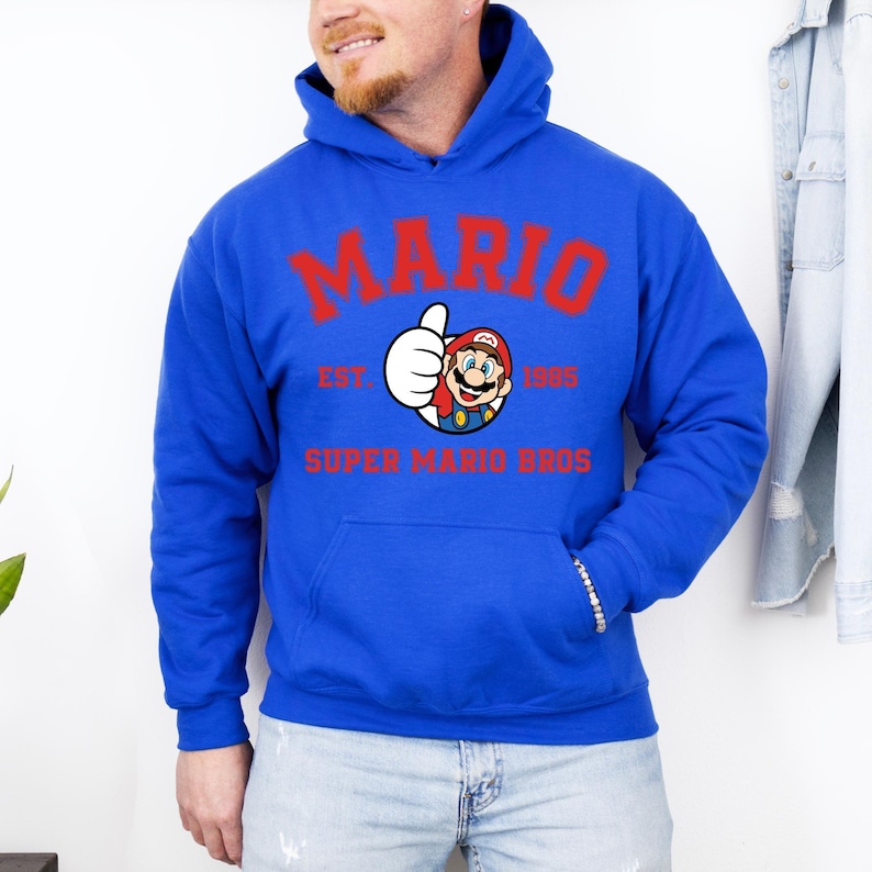 Super Mario Hoodie, Disney Mario Character, Disneyland Trip Sweatshirt, Mario Hoodie, Disneyland Hoodie, Disney Birthday Gift, Super Mario Bild 6