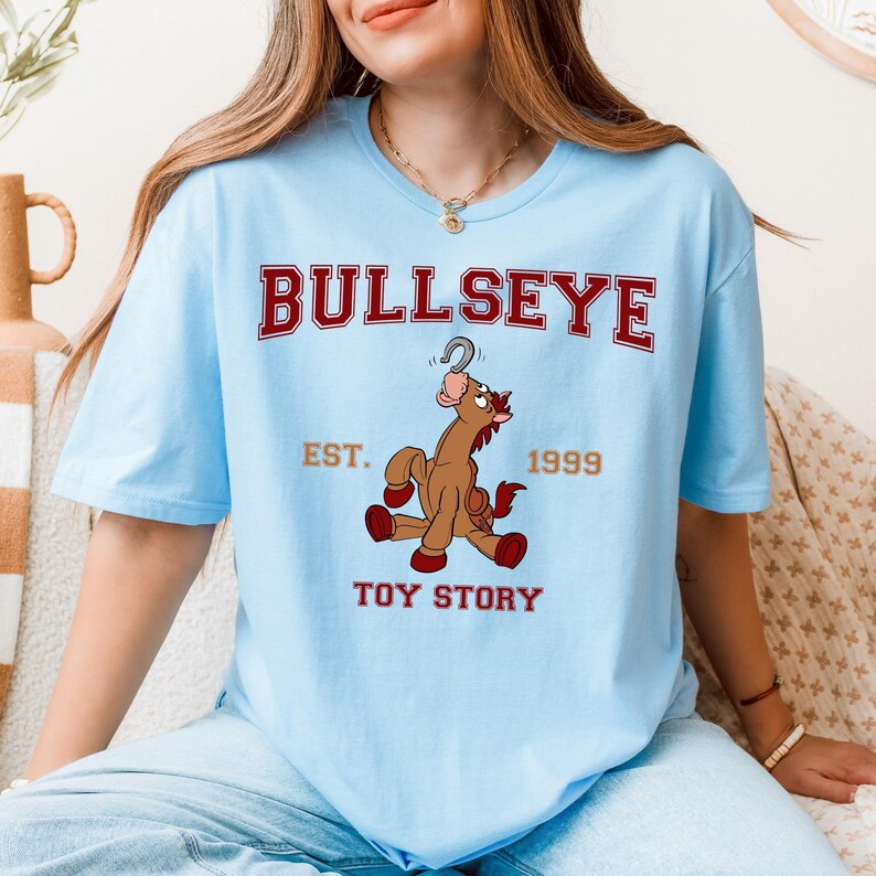 Toy Story Bullseye T-shirt, Disney Bullseye Character, Disneyland Trip Tshirt, Bullsye Tee, Disneyland T-shirt, Disney Birthday Gift image 5