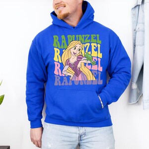 Sudadera con capucha de la princesa Rapunzel, personaje de Disney Rapunzel, sudadera para viaje a Disneyland, sudadera con capucha de Rapunzel, sudadera con capucha de Disneyland, regalo de cumpleaños de Disney imagen 6