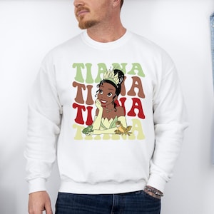 Princesses Tiana Hoodie, Disney Tiana Character, Disneyland Trip Sweatshirt, Tiana Hoodie, Disneyland Hoodie, Disney Birthday Gift, Princess Bild 4