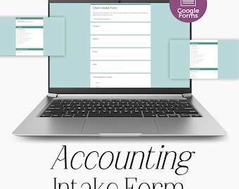 Google Forms Kundenformular für Steuervorbereiter, bearbeitbare Eingangsformulare und Checkliste für die Steuervorbereitung
