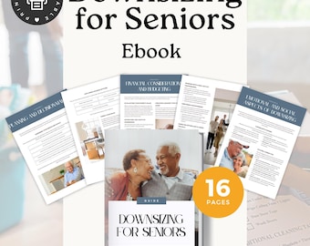 Ratgeber zum Downsizing für Senioren, ebook Grundbesitz, PDF, Digitaler Download für Makler - RE001