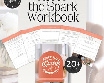 Reset the Spark Workbook, Work Life Balance, Guided Self-Care & Personal Growth Journal