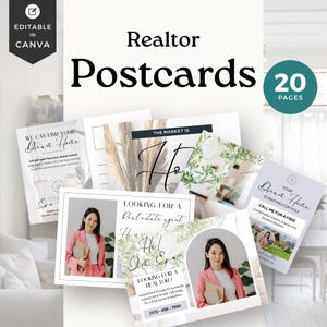 Realtor Postcards, Real Estate Marketing Templates, Custom Mailers, Canva Designs for Realtors - RE001